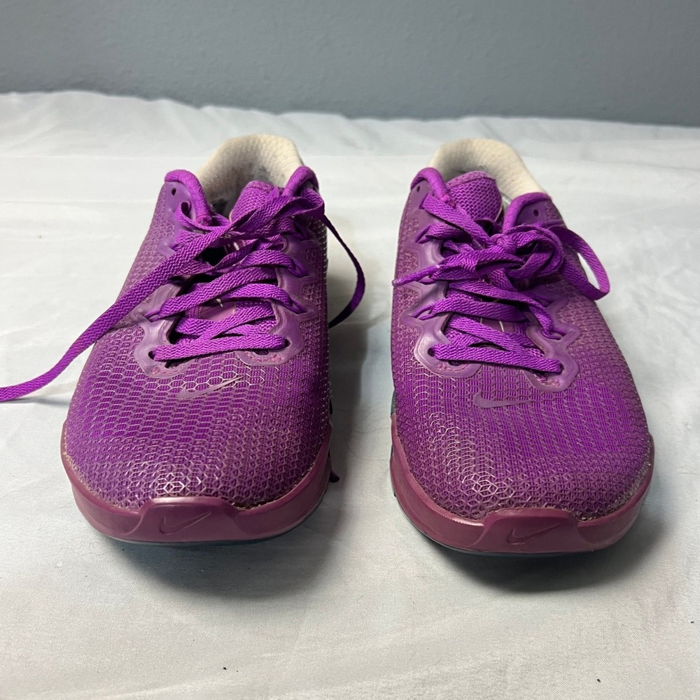 Nike Metcon 5 Training Shoes Purple Beige Cross Training Sneakers 4mm Offset
